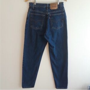 Levi's 551 relaxed fit tapered leg vintage denim jeans size 12 med